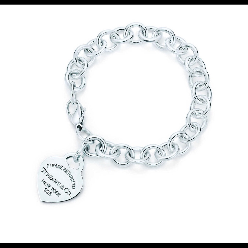 Tiffany’s Sterling Heart Pendant Bracelet